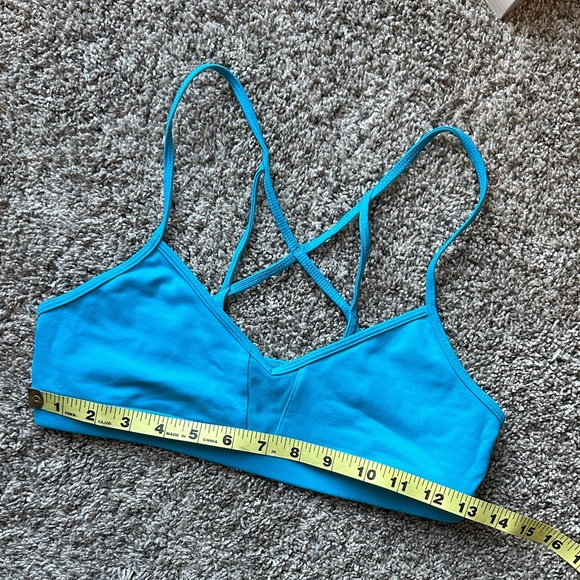 ALO Yoga Bright Blue Bralette SMALL - Picture 7 of 7